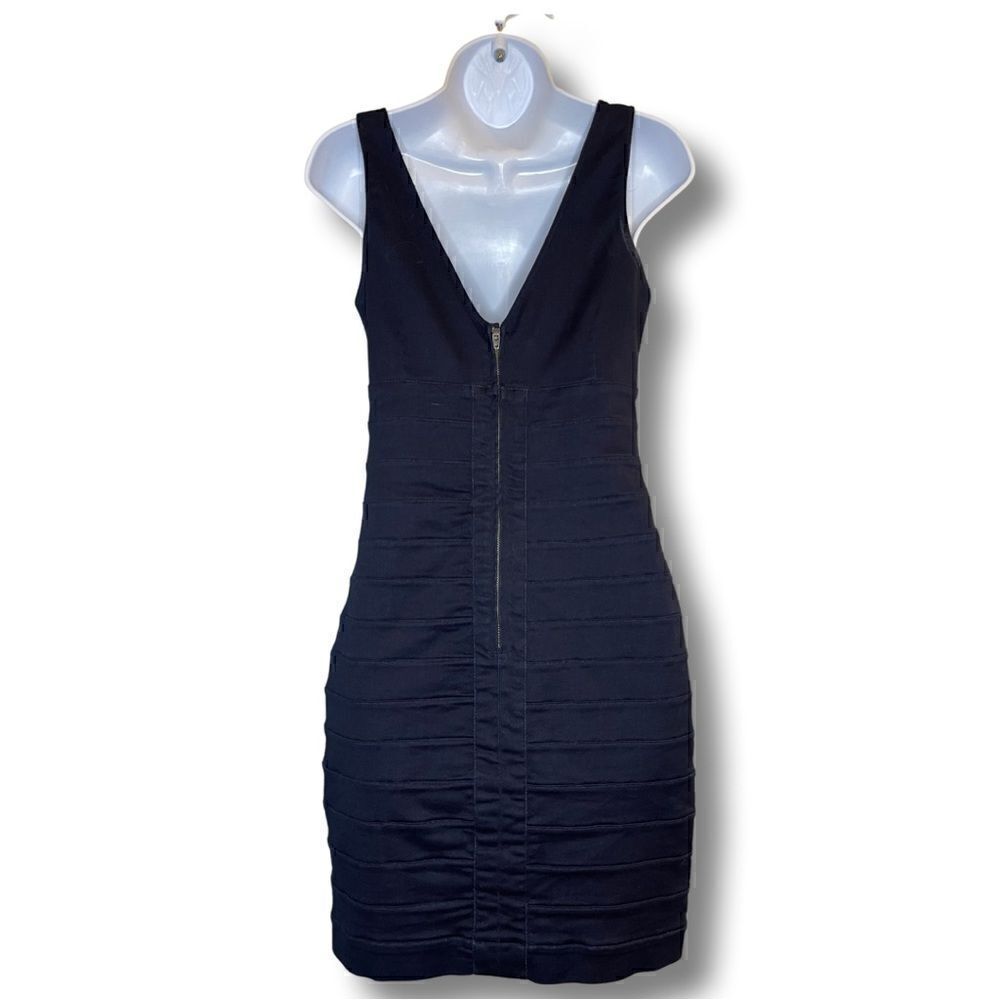 EXPRESS Body Contour V-Neck Mini Dress Size Small - Picture 4 of 7